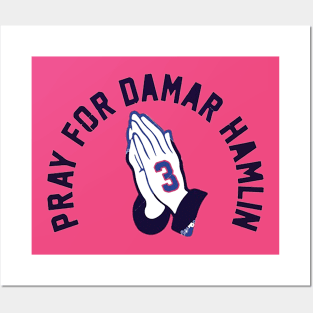 pray for damar hamlin 3 (2) Posters and Art